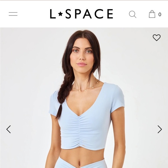 NWT L Space Warren Crop Top Size Small - Picture 1 of 6